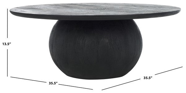 Gabribella Round Wood Coffee Table