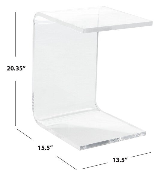Upton Acrylic Side Table