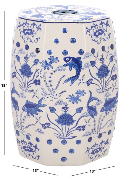 Cloud 9 Chinoiserie Garden Stool