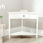 Gomez Corner Table With Storage Drawer