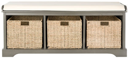 Lonan Wicker Storage Bench