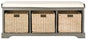 Lonan Wicker Storage Bench