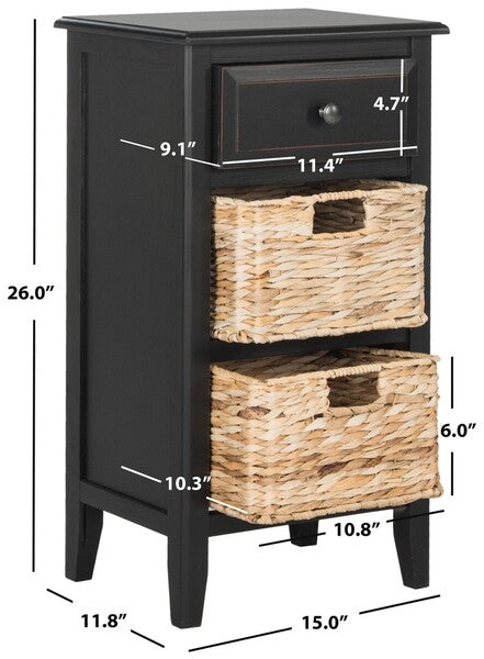 Everly Drawer Side Table