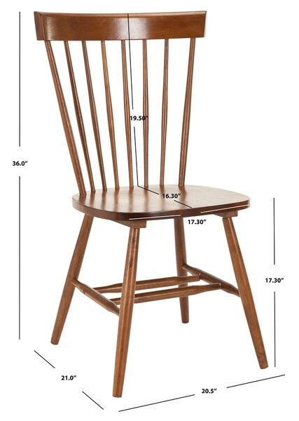 Parker 17" H Spindle Dining Chair Set Of 2