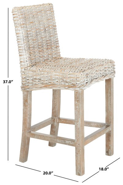 Tobie Rattan Counter Stool