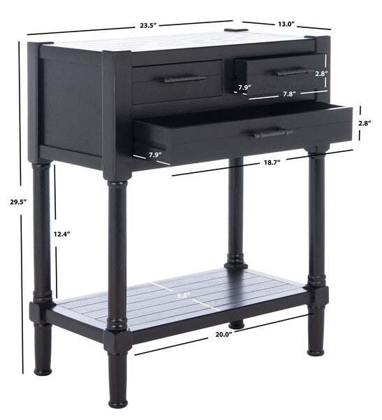 Filbert 3 Drawer Console Table