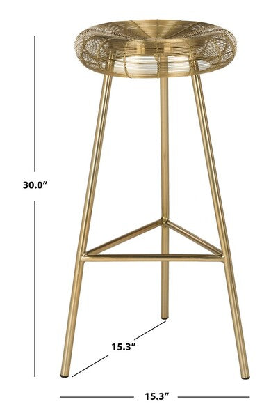 Addison Wire Weaved Contemporary Bar Stool