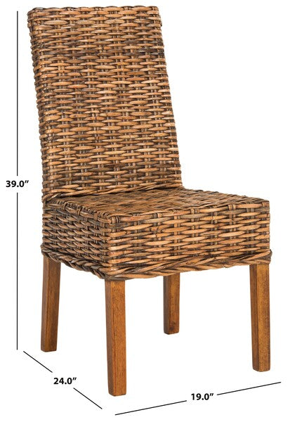 Sanibel 18"h Rattan Side Chair