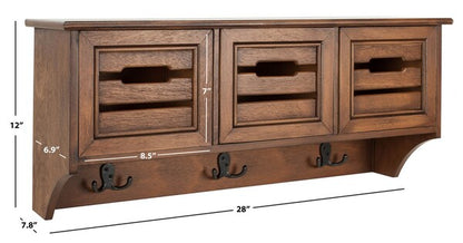 Leon Hanging 3 Drawer Wall Rack