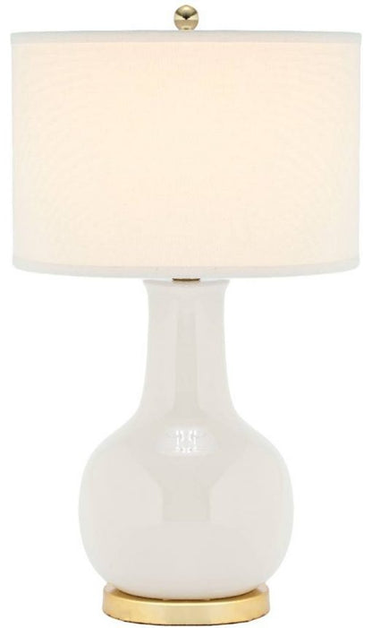 Gray Ceramic Paris Lamp