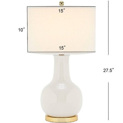Gray Ceramic Paris Lamp