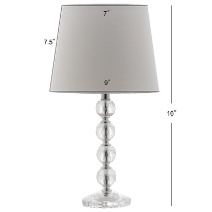 NOLA 16-INCH H STACKED CRYSTAL BALL LAMP