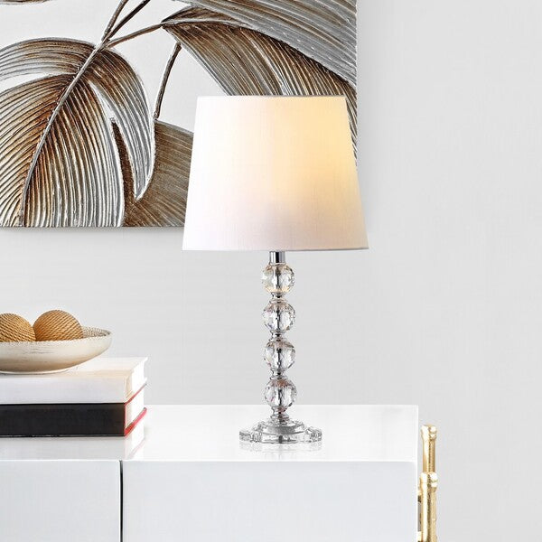 NOLA 16-INCH H STACKED CRYSTAL BALL LAMP