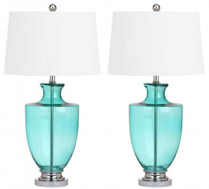 Desiree 30-Inch H Glass Table Lamp