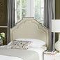 Alexia Hemp Headboard Brass Nail Heads