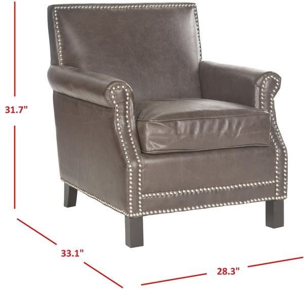 Easton Club Chair Silver Nail Heads