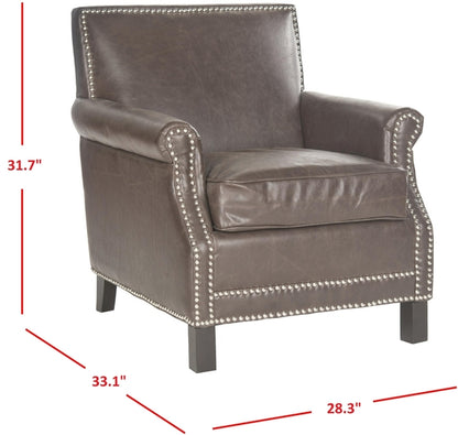 Easton Club Chair Silver Nail Heads