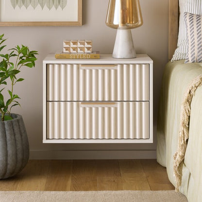 Lylia 2 Drawer Floating Nightstand