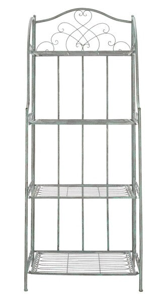 Amaris Wrought Iron  4 Tier Outdoor Bakers Rack