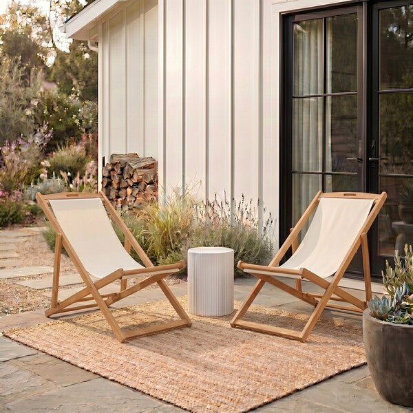 Loren Foldable Sling Chair-Set of 2