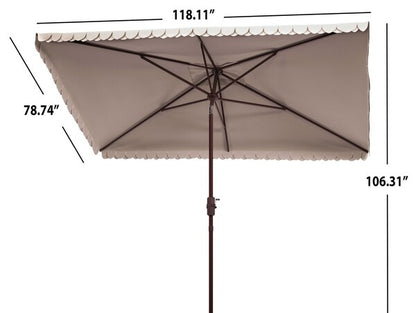 Elegant Valance 6.5 X 10 Ft Rect Umbrella