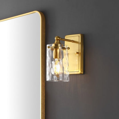 Jobie Brass Iron / Glass Sconce