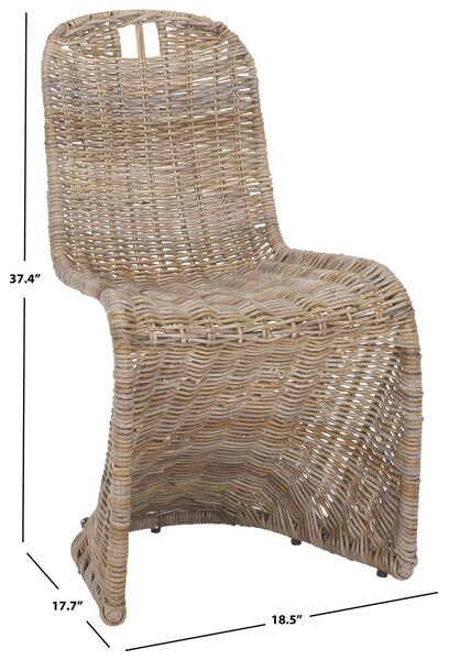 Cilombo 19" H Wicker Dining Chair-Set of 2