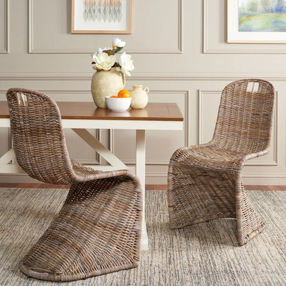 Cilombo 19" H Wicker Dining Chair-Set of 2