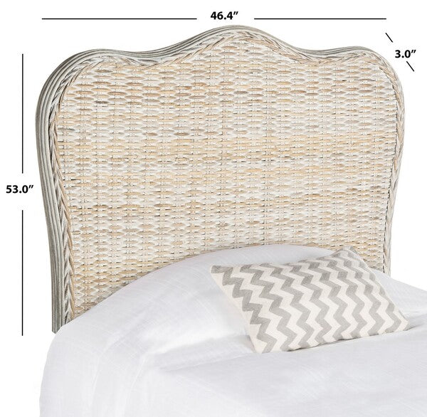 Imelda White Washed Headboard
