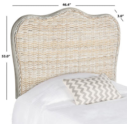 Imelda White Washed Headboard