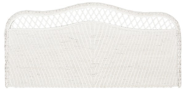 Sephina White Rattan Headboard