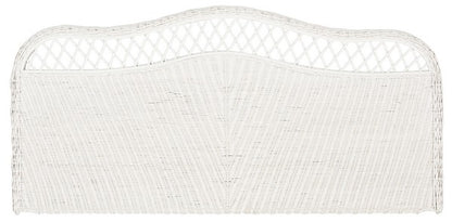 Sephina White Rattan Headboard