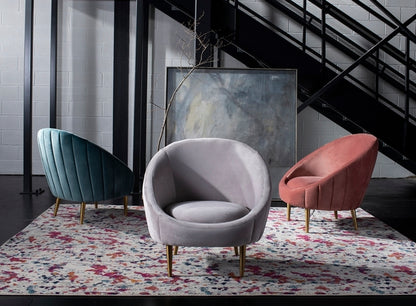 Razia Channel Tufted Tub Chair