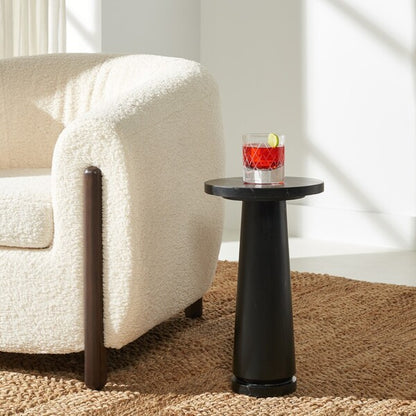 Valentia Round Marble Accent Table