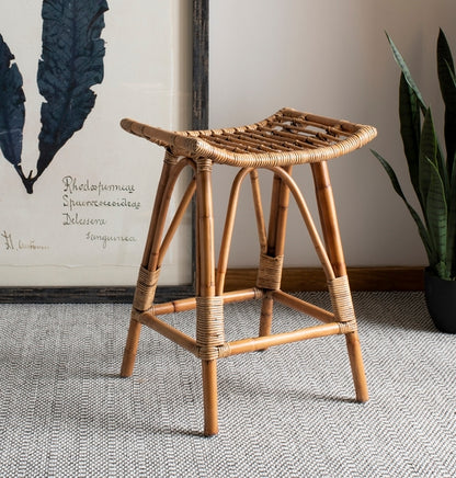 Leda Rattan Counter Stool